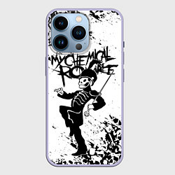 Чехол для iPhone 14 Pro My Chemical Romance, цвет: 3D-светло-сиреневый