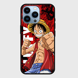 Чехол для iPhone 14 Pro Манки Д Луффи, One Piece, цвет: 3D-черный