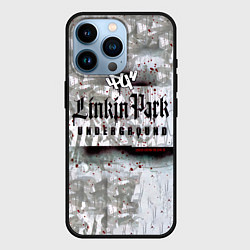 Чехол для iPhone 14 Pro LP Underground 3 0 - Linkin Park, цвет: 3D-черный