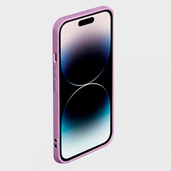 Чехол для iPhone 14 Pro Вечный снегопад, цвет: 3D-сиреневый — фото 2
