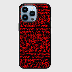 Чехол для iPhone 14 Pro Dead Space символы обелиска, цвет: 3D-черный
