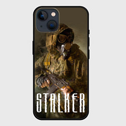 Чехол для iPhone 14 STALKER: Warrior, цвет: 3D-черный