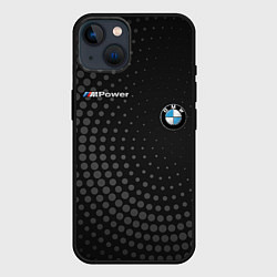 Чехол для iPhone 14 BMW, цвет: 3D-черный