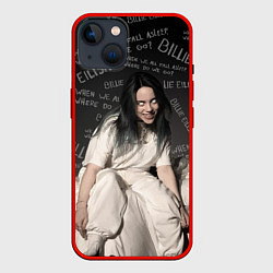 Чехол для iPhone 14 BILLIE EILISH: Where Do We Go, цвет: 3D-красный