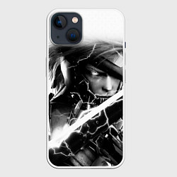 Чехол для iPhone 14 МЕТАЛ ГИР СОЛИД- METAL GEAR, цвет: 3D-белый