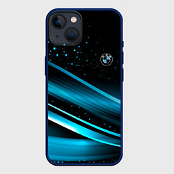 Чехол для iPhone 14 BMW sign БМВ, цвет: 3D-тёмно-синий