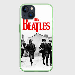 Чехол для iPhone 14 The Beatles: Break, цвет: 3D-салатовый
