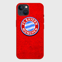 Чехол для iPhone 14 Bayern FC, цвет: 3D-красный