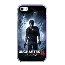 Чехол iPhone 6/6S Plus матовый Uncharted 4: A Thief's End цвета 3D-светло-сиреневый — фото 1