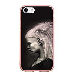Чехол iPhone 7/8 матовый Die Antwoord GIrl, цвет: 3D-светло-розовый