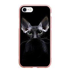 Чехол iPhone 7/8 матовый Сфинкс 2, цвет: 3D-светло-розовый