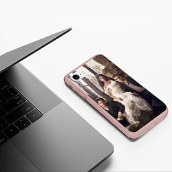 Чехол iPhone 7/8 матовый Vampire Queen, цвет: 3D-светло-розовый — фото 2