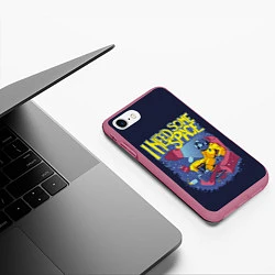 Чехол iPhone 7/8 матовый Небольшой отдых, цвет: 3D-малиновый — фото 2