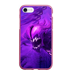 Чехол iPhone 7/8 матовый Bane Purple, цвет: 3D-малиновый