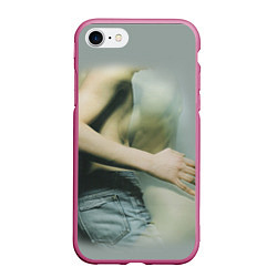 Чехол iPhone 7/8 матовый Placebo Body, цвет: 3D-малиновый