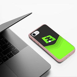 Чехол iPhone 7/8 матовый FlipSid3 Uniform, цвет: 3D-светло-розовый — фото 2