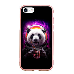 Чехол iPhone 7/8 матовый Panda Cosmonaut
