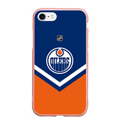 Чехол iPhone 7/8 матовый NHL: Edmonton Oilers