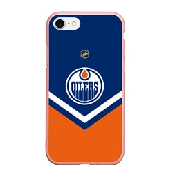 Чехол iPhone 7/8 матовый NHL: Edmonton Oilers