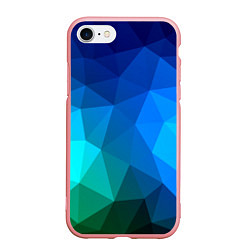 Чехол iPhone 7/8 матовый Fight Polygon, цвет: 3D-баблгам