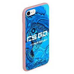 Чехол iPhone 7/8 матовый CS:GO Cold Hyper Beast, цвет: 3D-баблгам — фото 2