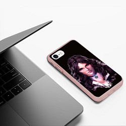 Чехол iPhone 7/8 матовый Йенифер 1, цвет: 3D-светло-розовый — фото 2