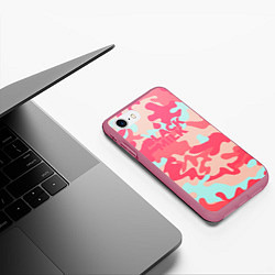 Чехол iPhone 7/8 матовый Black Milk: pink, цвет: 3D-малиновый — фото 2