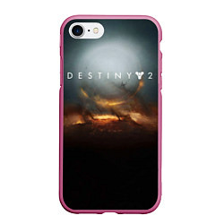 Чехол iPhone 7/8 матовый Destiny 2, цвет: 3D-малиновый