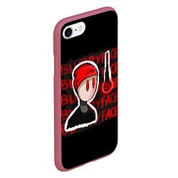 Чехол iPhone 7/8 матовый TOP: Blurryface, цвет: 3D-малиновый — фото 2