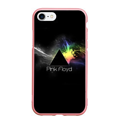 Чехол iPhone 7/8 матовый Pink Floyd Logo, цвет: 3D-баблгам