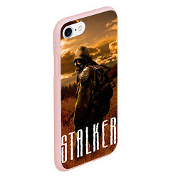 Чехол iPhone 7/8 матовый STALKER: Radiation, цвет: 3D-светло-розовый — фото 2