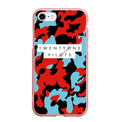 Чехол iPhone 7/8 матовый TOP: Military Brand Colors, цвет: 3D-баблгам