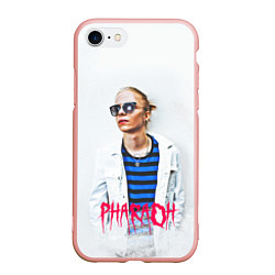 Чехол iPhone 7/8 матовый Pharaoh: White side, цвет: 3D-светло-розовый