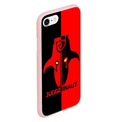 Чехол iPhone 7/8 матовый Juggernaut Blood, цвет: 3D-светло-розовый — фото 2