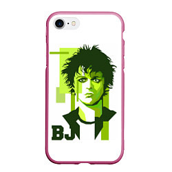 Чехол iPhone 7/8 матовый Green Day: Armstrong Billy Joe, цвет: 3D-малиновый