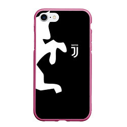 Чехол iPhone 7/8 матовый FC Juventus Bull