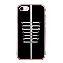 Чехол iPhone 7/8 матовый My Chemical Romance, цвет: 3D-светло-розовый