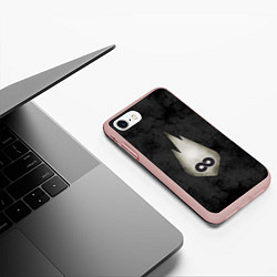 Чехол iPhone 7/8 матовый Thousand Foot Krutch, цвет: 3D-светло-розовый — фото 2