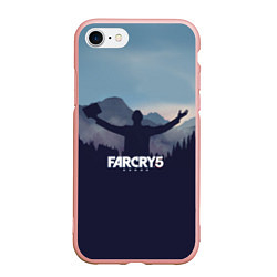Чехол iPhone 7/8 матовый Far Cry 5: Ave Joseph, цвет: 3D-светло-розовый