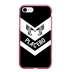 Чехол iPhone 7/8 матовый Placebo, цвет: 3D-малиновый