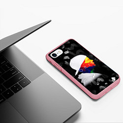 Чехол iPhone 7/8 матовый Avicii: Stories, цвет: 3D-баблгам — фото 2