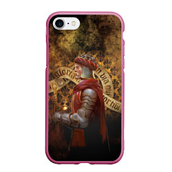 Чехол iPhone 7/8 матовый Kingdom Come: Charles IV, цвет: 3D-малиновый