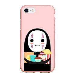Чехол iPhone 7/8 матовый Унесенные призраками, цвет: 3D-светло-розовый