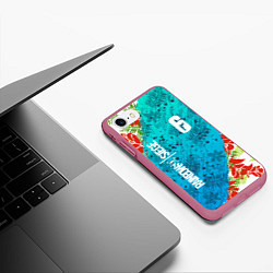 Чехол iPhone 7/8 матовый Rainbow Six: Sunsplash Pack, цвет: 3D-малиновый — фото 2