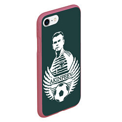 Чехол iPhone 7/8 матовый Akinfeev Style, цвет: 3D-малиновый — фото 2