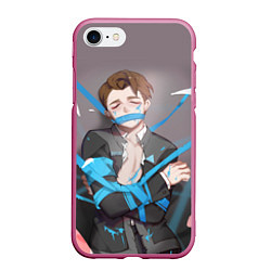 Чехол iPhone 7/8 матовый Connor Pain, цвет: 3D-малиновый