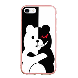 Чехол iPhone 7/8 матовый Monokuma Drae, цвет: 3D-светло-розовый