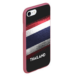 Чехол iPhone 7/8 матовый Thailand Style, цвет: 3D-малиновый — фото 2