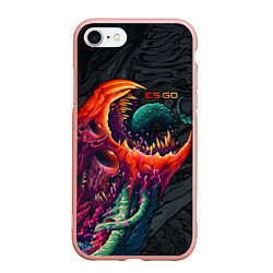Чехол iPhone 7/8 матовый CS:GO Hyper Beast Original, цвет: 3D-светло-розовый