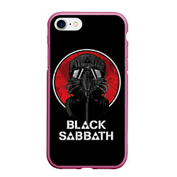 Чехол iPhone 7/8 матовый Black Sabbath: The Dio Years, цвет: 3D-малиновый